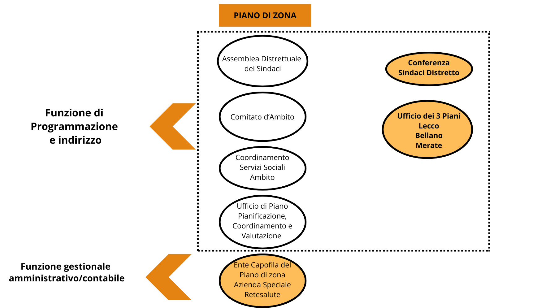 Modello organizzativo del Piano di Zona