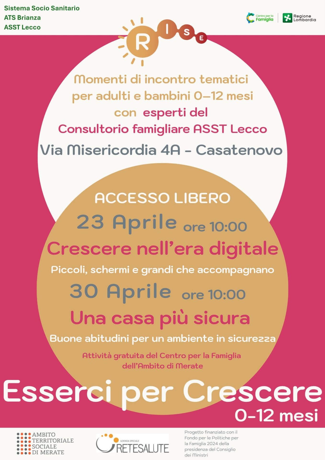 Esserci per Crescere – 0/12 mesi