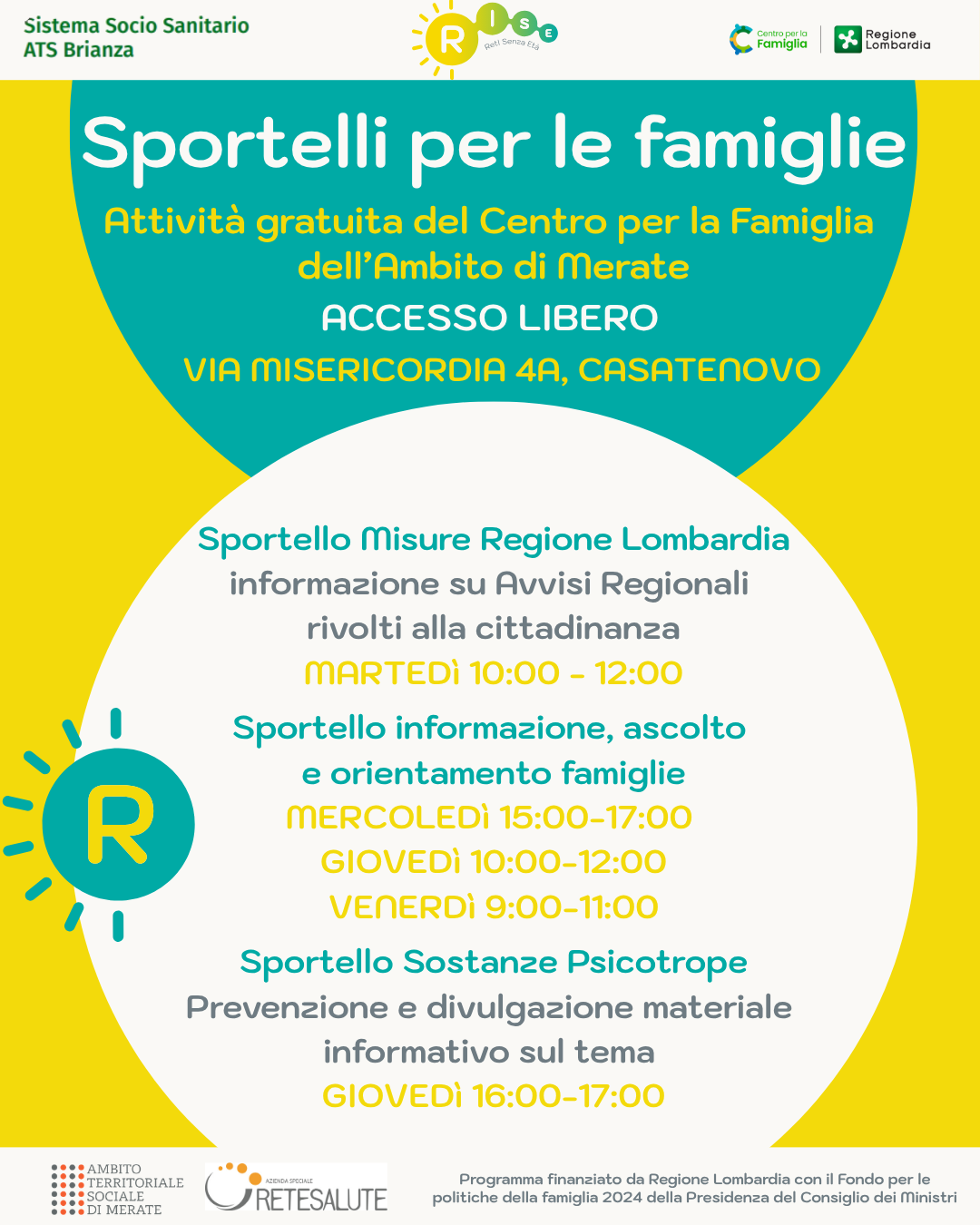 Sportelli per le Famiglie – Casatenovo