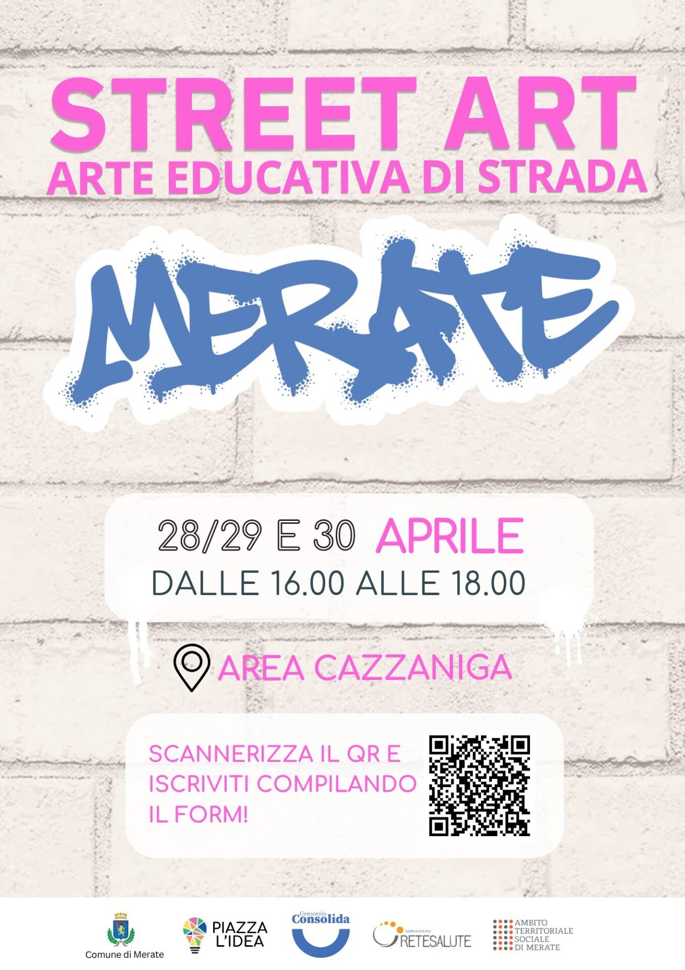 Arriva a Merate Street Art – Arte educativa di strada!!
